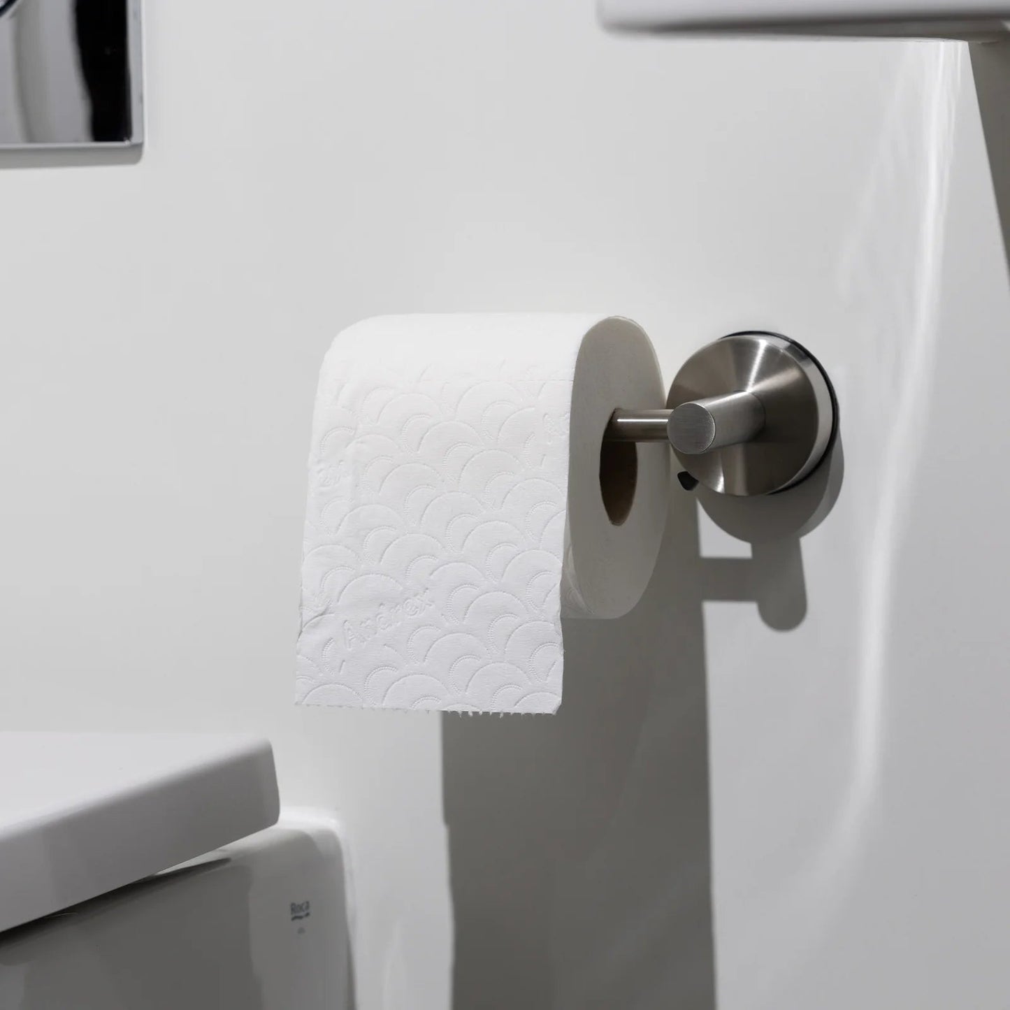 Toiletrulleholder - Nem montering uden at bore